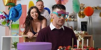 Cheating Chole - Blonde takes it in the ass