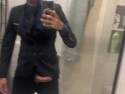 jerking off in a wedding suit