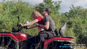 We went on an Off-Road ride that turned into Spontaneous Outdoor Sex (POV) - Real Amateur Couple