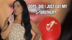 Oops, did I just eat my stepbro? | Unaware giantess vore - OnlyVanessa