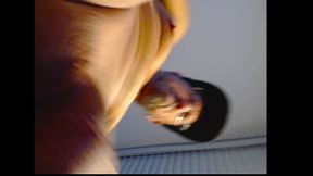 loganhuge - naked looking up at me spread out over the camera!