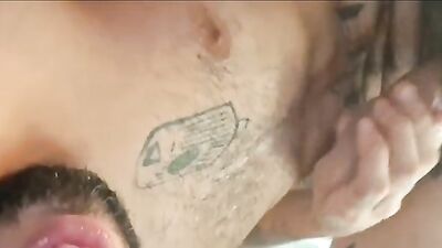 Hot self suck