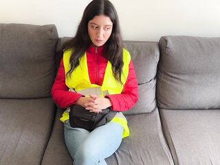 Caught Bus Conductor Cheating Passengers and Fucked Him Cum in Vagina