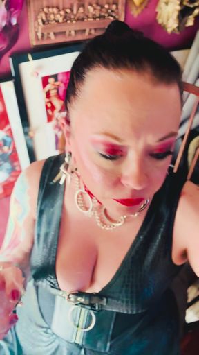 A Smoking Mistress, Tina Snua, Smoking 2 Cigarettes Tip To Tail - Drifting  OMI OME snap Inhales   Clip 3
