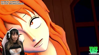 Nami shows Luffy how to do it LOL - One Piece Hentai