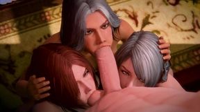 Vivian, Tarja & Jill Warrick - Three Sluts Ordered Dick for Dinner