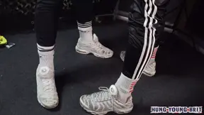 Nike TNs & trackies wearing Max Verstappen look-a-like Fucks secretly FIT dutch boy and Cums