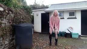 Minx in fishnets and heels