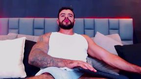 Naked and play with my big cock hard .. ohmibod is on ;) - Part 2