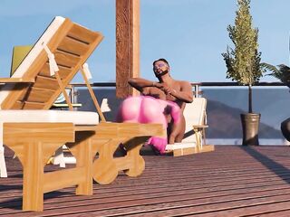 GTA V Franklin Clinton x Premium Pink Boots Lady (CG Animation) (FULL)