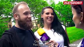 LETSDOEIT - (Jolee Love) - Huge Tits German Brunette Picks Up Lucky Amateur For A Good Fuck