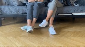 KIRA AND MRS MAGGIE CONVERSE FOOTSIE - MOV HD