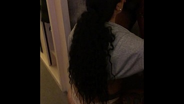 Latinas suck off BBC and eat pussy