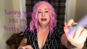 Turning you into my Pretty Slut - BBW Nimue Allen Femdomme feminisation ASMR makeup pov MP4