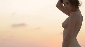 ”Nubile is teasing by opening her legs”