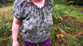 Hard and Hurtful Outdoor Titslapping