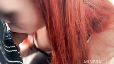 Russian redhead friend's daughter begged for my cock in doggystyle
