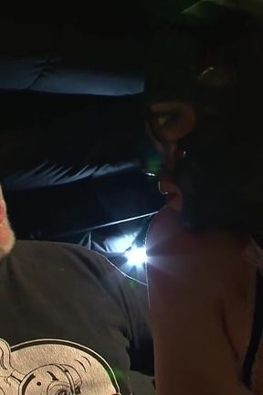 BDSM German Maso Girl Fingering with Mask
