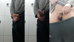 fui mijar no banheiro da minha amiga, safada, tive que ficar conversando com ela.