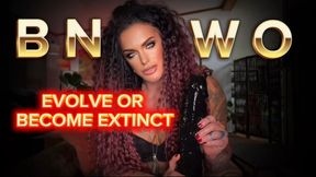 BNWO: EVOLVE OR BECOME EXTINCT - MistressRavenFD explains what life will be like for a little white boi sissy now that the BNWO has arrived