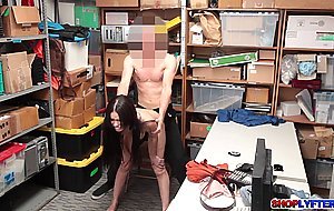 Tory Releases a Sweet Moan Making the Officer Thrust Slower