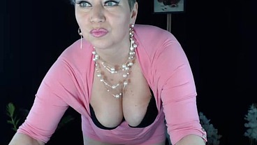 Aimee Hot MILF (aka AimeeParadise) - mature cunt and a bottle of kefir))