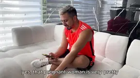 Online date turns into kinky FFM threesome with pregnant women