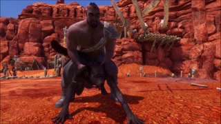 Furry Wolfhybrid animation (Wildlife game)