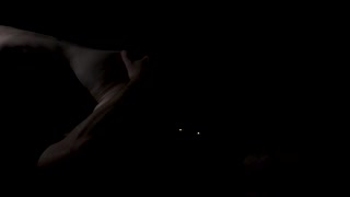 Hot sensual and erotic closeup of sex at night with amateur couple