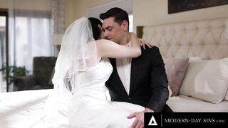 MODERN-DAY SINS - Groomsman Assfucks Best Buddy's Wife Valentina Nappi In Marital Bed On Wedding Day