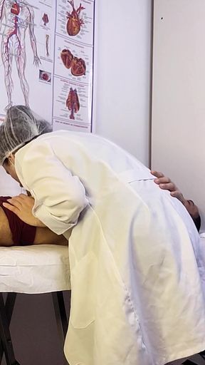 Patient Can't Handle It and Becomes Stiff in Front of the Nurse During the Exam