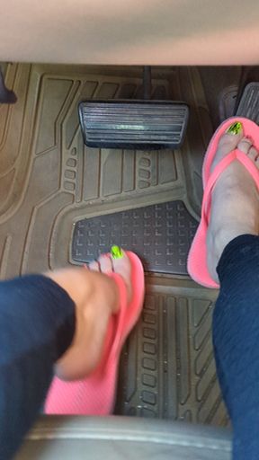 Driving in Flip flops