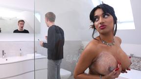 ”BRAZZERS - Exotic Beautiful Babe Takes The Landlord's BBC - Danny D & Asia”