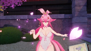 Yae Miko Pinkish Underwear Mod - Genshin Influence