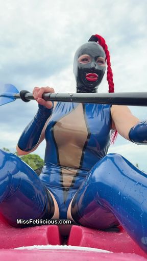 Kayaking in Latex Was Fun!