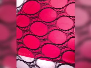 Quicky in Public rest area - fishnets