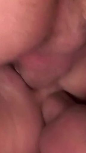 Before the threesome begins the brunette preps herself for double penetration by fingering both holes   Clip 1