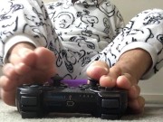 You invited me over to play video games but my feet won’t stop playing with the joysticks