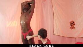 Black Godz - Interracial Bareback With Adorable Twink