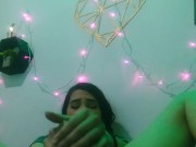 Latina Blanquita BIG Dildo!