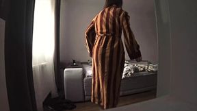 Cheating wife with a friend while her husband is at work. Real