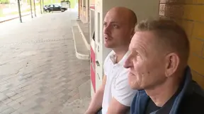 Two beauties share a hot stranger in German threesome