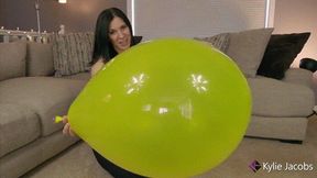 Yellow Crystal Balloon B2P Tease - Kylie Jacobs - WMV 1080p HD