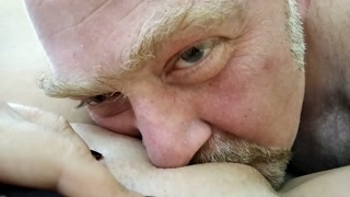 Bald dad licks mom's pussy,mom sucks dad's dick &amp; fucks like a cat ))