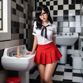 YOUNG 3D HENTAI WHORE ENJOYS HER NEW DILDO