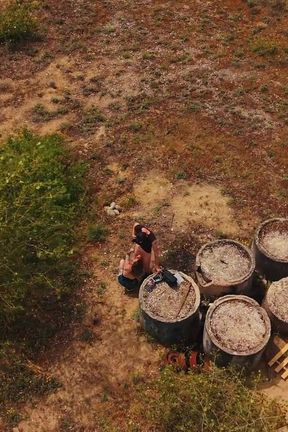 French MILF Sucks a Beautiful Cock and Is Surprised - Drone Pornby a Drone
