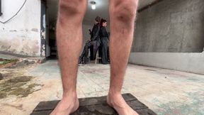 CRUSHED & WHIPPED: TWO LEATHER GODDESSES DESTROY THEIR SLAVE BY KARINA BLODY-BOOTS QUEEN