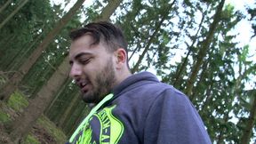 Wild Forest DP Fuck Inked Babe Outdoor