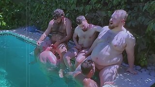 Some chubby bears are on vacation and having fun