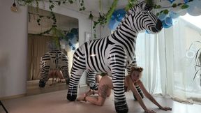 Looner - 060 - Zebra Masturbation Fun